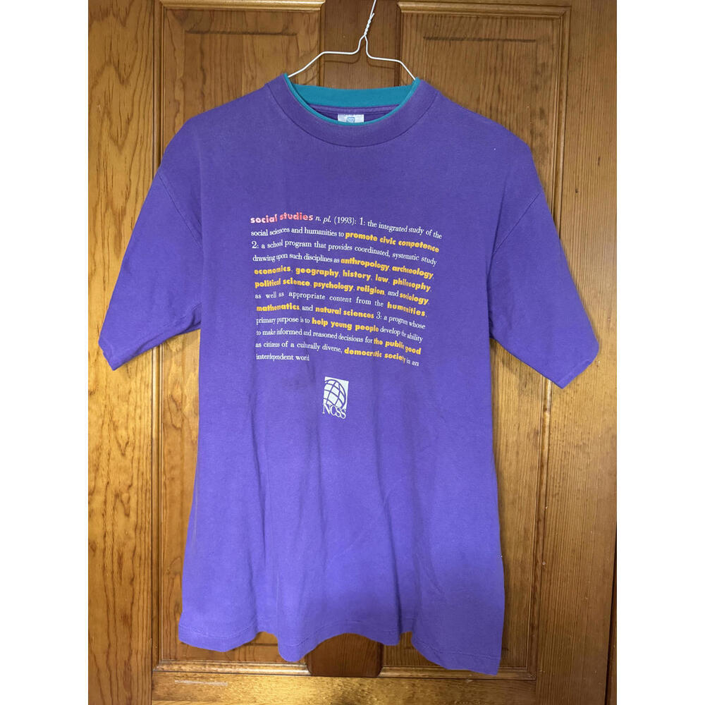 Vintage Purple Belton 100% Cotton Pre-Shrunk Men's T-Shirt,